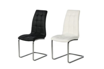 Picture of STOKES Dining Chair (Black/White)