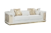 Picture of ANCONA Velvet Sofa Range (Beige)