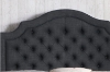 Picture of LATENO 100% Linen Upholstered Bed Frame with Adjustable Headboard in Double/Queen Size (Grey)
