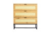 Picture of SAILOR 3-Drawer Chest with Rattan (Oak)