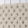 Picture of TAGULAS Button-Tufted Wingback Headboard in Eastern King Size (Beige)