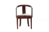 Picture of VASCO Solid Teak Wood Armchair (Genuine Goat Hide)