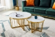 Picture of MONTROSE Coffee/Side Table (Golden Frame)