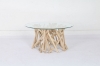 Picture of WILDBRANCH 80 Solid Teak Wood Round Coffee Table