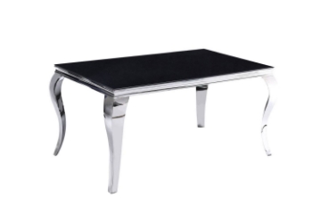 Picture of PHILIPE 70" Rectangle Dining Table (Smoked Black)