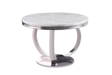 Picture of PHILIPE 43" Round Dining Table (White)