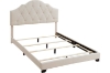 Picture of COVE Fabric Upholstery Bed Frame in Double Size (Beige)