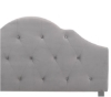 Picture of COVE Fabric Upholstery Bed Frame in Double Size (Grey)