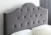 Picture of COVE Fabric Upholstery Bed Frame in Double Size (Grey)