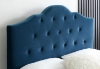 Picture of COVE Fabric Upholstery Bed Frame in Double Size (Blue)