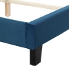 Picture of COVE Fabric Upholstery Bed Frame in Double Size (Blue)