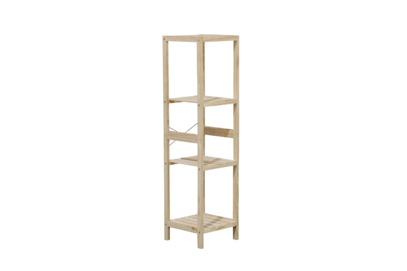 Picture of SCANDI 4-Tier Square Shelf (12" x 45.5")