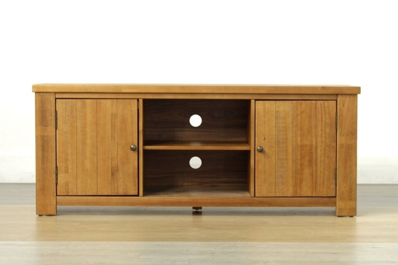 Picture of VINCENT 2-Door Solid NZ Pine Wood TV Unit