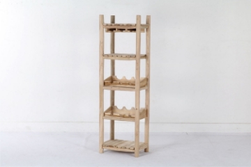 Picture of WILDBRANCH Solid Teak Wood Wine Rack 01