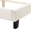 Picture of COVE Fabric Upholstery Bed Frame in Double Size (Beige)