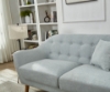 Picture of LUNA Fabric Sofa Range with Pillows (Light Grey)