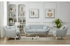 Picture of LUNA Sofa with Pillows (Light Grey) - 3 Seater (Sofa)