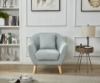 Picture of LUNA Sofa with Pillows (Light Grey) - Loveseat+Sofa Set