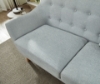 Picture of LUNA Sofa with Pillows (Light Grey) - Loveseat+Sofa Set