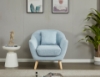Picture of LUNA Fabric Sofa Range with Pillows (Light Blue)