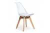 Picture of EFRON Dining Chair with White  Cushion (Clear)