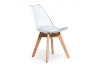 Picture of 【Pack of 4】EFRON Dining Chair with White Cushion (Clear)