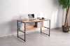 Picture of HENMAN 120 Work Desk with Bottom Shelf (Black)