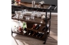 Picture of ALLY Rolling Wine Cart (Dark Brown)