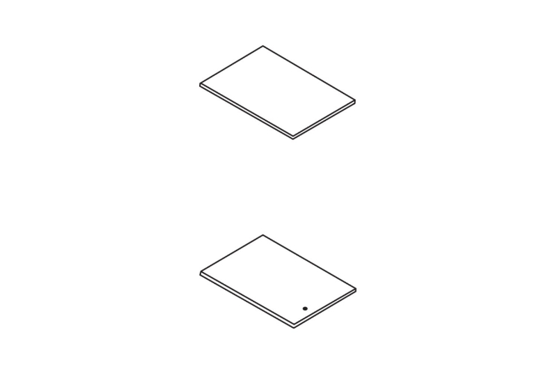 Picture of BESTA Wall Solution Modular Wardrobe - Part K (Oak Color) 