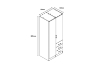 Picture of BESTA Wall Solution Modular Wardrobe - 2 Door 3 Short Drawer (BDE)