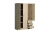 Picture of BESTA Wall Solution Modular Wardrobe - 3 Door 3 Short Drawer (BDFG)