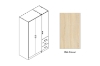 Picture of BESTA Wall Solution Modular Wardrobe - 3 Door 3 Short Drawer (BDFG)