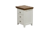 Picture of NOTTINGHAM 3-Drawer Solid Oak Nightstand (White)