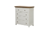 Picture of NOTTINGHAM 5-Drawer Solid Oak Wood Chest (White)