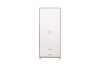 Picture of DUBLIN 2-Door 2-Drawer Wardrobe (White + Oak Color)