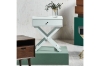 Picture of LINO 1-Drawer Foldable Bedside Table (White)