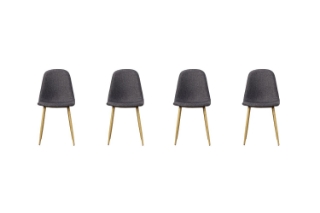 Picture of OSLO Dining Chair (Dark Grey Linen) - 4 Chairs in 1 Carton