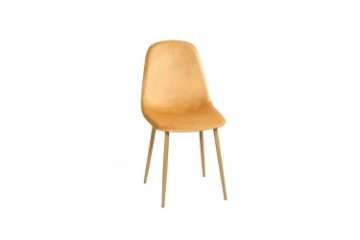 Picture of OSLO Velvet Dining Chair (Yellow)- 4 Chairs in 1 Carton