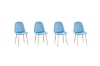 Picture of OSLO Velvet Dining Chair (Blue)- 4 Chairs in 1 Carton