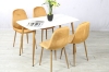 Picture of OSLO 5PC Dining Set (Yellow Velvet)