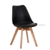 Picture of EFRON Dining Chair with Black Cushion (Black)