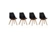 Picture of EFRON Dining Chair (Black) - 4 Chairs in 1 Carton