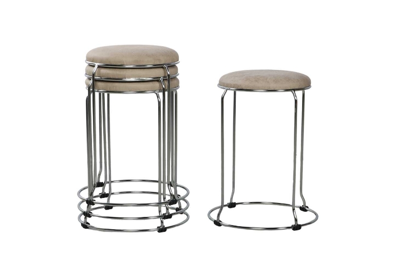 Picture of HOUSEHOLD Stackable Stool (Cream)