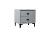 Picture of HOVER 2-Drawer Nightstand (Silver Grey)