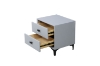 Picture of HOVER 2-Drawer Nightstand (Silver Grey)