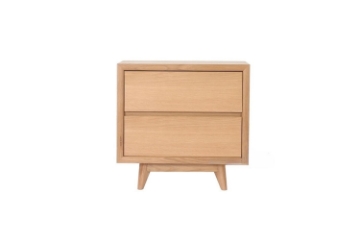 Picture of WAVERLEY 2-Drawer Natural Oak Bedside Table