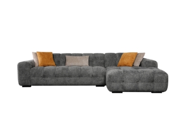 Picture of GENOA Fabric Sectional Sofa (Grey) - Facing Right