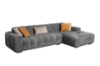 Picture of GENOA Fabric Sectional Sofa (Grey) - Facing Right