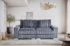 Picture of WINSTON Corduroy Velvet Modular Sofa (Grey) - Single RAF Armchair	