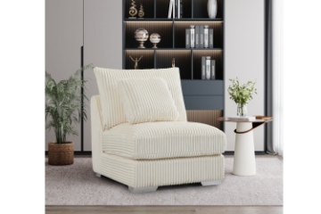 Picture of WINSTON Corduroy Modular Sofa(Beige) - 5PC Big Corner Set